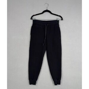 TNA Pants Womens XS Black Cozy Fleece Perfect Fit Joggers Sweatpants Sweatfleece